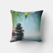 禅の至福の黙想の平和ヨガのチャクラのナマステ クッション (裏面)