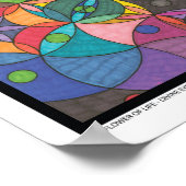 禅の花 – 神の目のプリント ポスター (角)