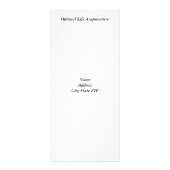 禅の記号の棚カード ラックカード (裏面)