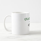 禅の記号を持つバッタ コーヒーマグカップ (左)
