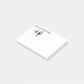 禅の記号を持つバッタ ポストイット (アングル)