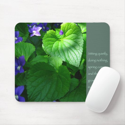 禅の諺の引用文ポスター マウスパッド (マウス)