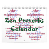 禅の諺 カレンダー (カバー)