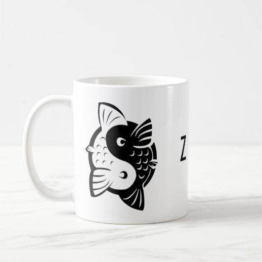 禅の魚 コーヒーマグカップ (左)