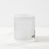 禅の黙想のマグ フロストグラスマグカップ (中央)