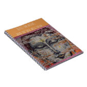 禅の黙想の仏の芸術の螺線形ノート ノートブック (右側)