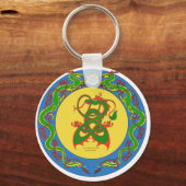 禅の龍輪 キーホルダー (正面)