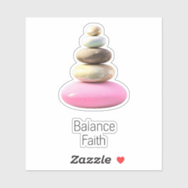 禅は信考え念の均衡を保つ シール