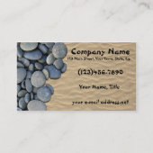 禅は砂浜に投石します 名刺 (正面)