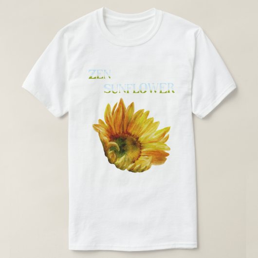 禅ひまわり Tシャツ (デザイン正面)