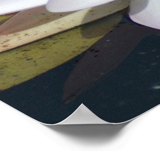 禅を必要とする宇宙のための平和な蓮 ポスター (角)