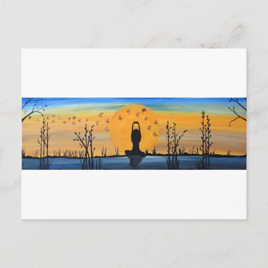 禅を見つける ポストカード (正面)