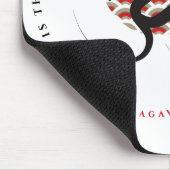 禅アジア赤日ヨガモダン書道Omオウム マウスパッド (コーナー)