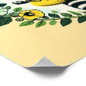 禅アライグマ瞑想アライグマYoga ポスター (角)