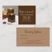 禅アロマセラピースパマッサージセラピー紹介 紹介カード (正面/裏面)