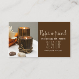 禅アロマセラピースパマッサージセラピー紹介 紹介カード