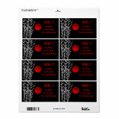 禅アート，幸運パーソナライズされた, ラベル (フルシート)