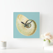 禅インスパイアビーチテーマ スクエア壁時計 (ホーム)