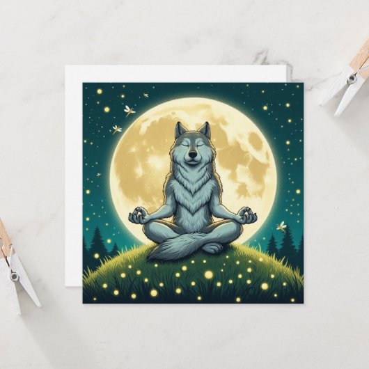 禅ウルフ カード (正面/裏面インサイチュ)