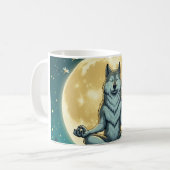 禅ウルフ コーヒーマグカップ (正面左)