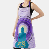 禅エレガントヨガ瞑想スモックパーソナライズされたス エプロン (インサイチュ)