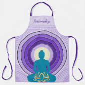 禅エレガントヨガ瞑想スモックパーソナライズされたス エプロン (正面)