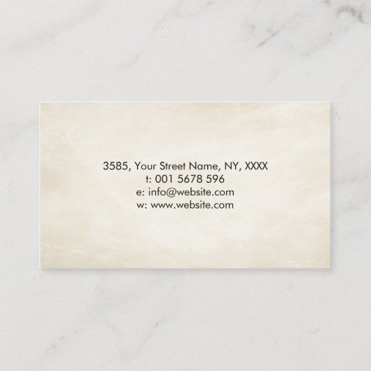 禅エンソサークルサンアンドレッド桜花 名刺 (裏面)