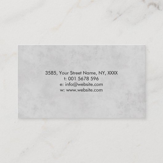 禅エンソーサークルと禅石 名刺 (裏面)