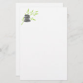 禅カスタム石ロゴ文房具紙 便箋 (正面/裏面)