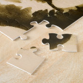 禅クラシック – 白隠絵覚 – だるま ジグソーパズル (側面)