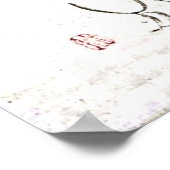 禅クラシック – 義本仙街 – 男と犬 ポスター (角)