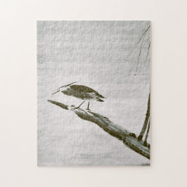 禅クラシック – 雪舟 – ヘロンと柳 ジグソーパズル