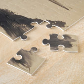 禅クラシック – 雪舟 – 秋の風景 ジグソーパズル (側面)