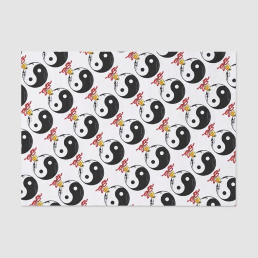 禅クリスマスデザイン 薄葉紙 (正面)