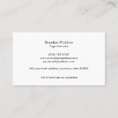 禅サークル円窓動画と瞑想仏教3 名刺 (裏面)