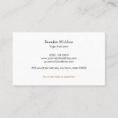 禅サークル円窓夜画と瞑想仏教 名刺 (裏面)