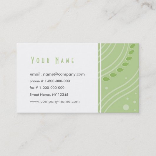 禅シリーズ 名刺 (正面)