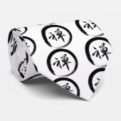 禅シンボル付き円窓記号 ネクタイ (ロール)