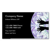 禅スタイルマッサージ マグネット名刺 (正面)