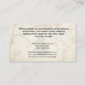 禅ストーンズ桜ツリーレッドブロッサム 名刺 (裏面)