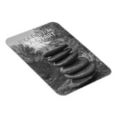 禅ストーンロックボトム |モチベーション感動的 マグネット (右側)