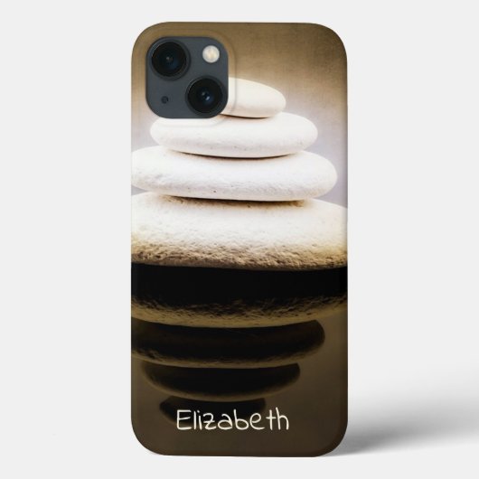 禅ストーン、瞑想クール Case-Mate iPhoneケース (裏面)
