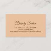 禅スパ指圧マッサージセラピーアポイントメント 予約カード (裏面)