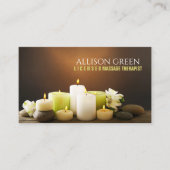 禅スパ美しいサロンアロマセラピーマッサージセラピー 名刺 (正面)