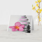 禅スパ自然 カード (黄色い花)