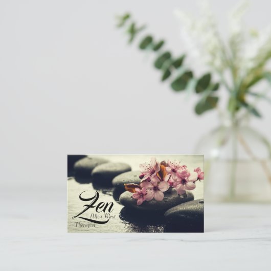 禅セラピー名刺 名刺 (スタンド正面)