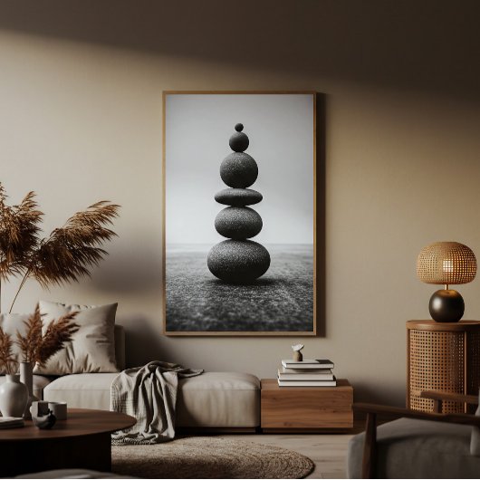 禅バランス キャンバスプリント