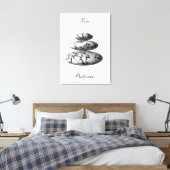 禅バランス キャンバスプリント (インサイチュ (寝室))