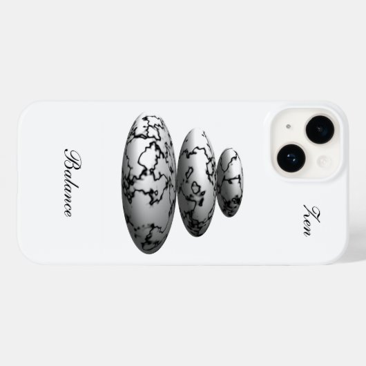 禅バランス Case-Mate iPhoneケース (裏面 (横))