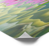 禅パラダイスガーデン,セレニティ,平和,ヨガ ポスター (角)